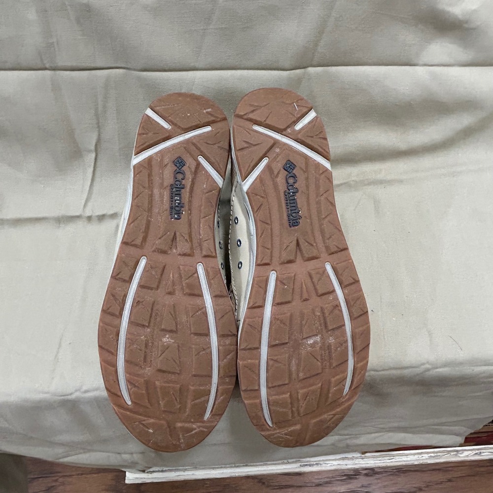 Columbia PFG Men's Tan Herringbone  Loafers Size 9 - Picture 5 of 7